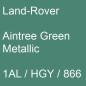 Preview: Land-Rover, Aintree Green Metallic, 1AL / HGY / 866.